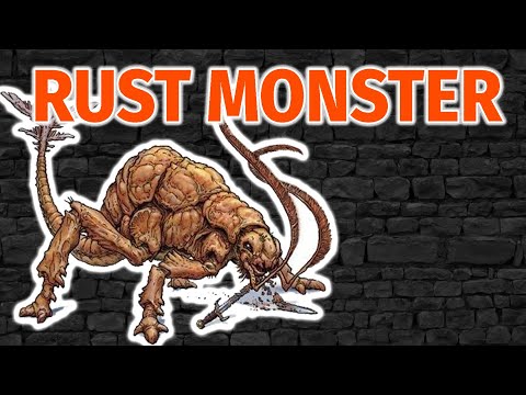 D&D Rust Monster - Dungeons and Dragons Lore - Iconic Monsters of #DnD