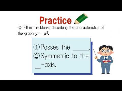 中3＿y=x^2のグラフ英語版