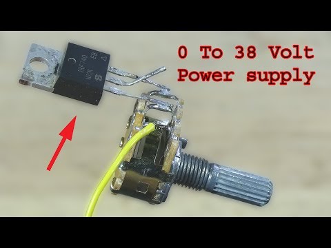 How to make a adjustable power supply regulator, dc volt controller Video