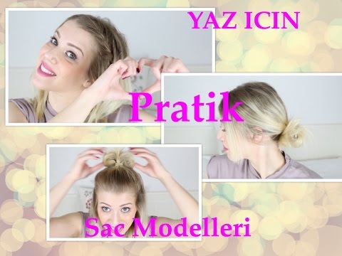 Yaz icin 3 Praktik Sac Modelleri | ebruli