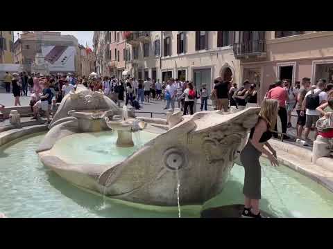 Roma Itália Escadaria Espanhola Fontana della Barcaccia! Desenhado por Bernini! Tão Lindo!