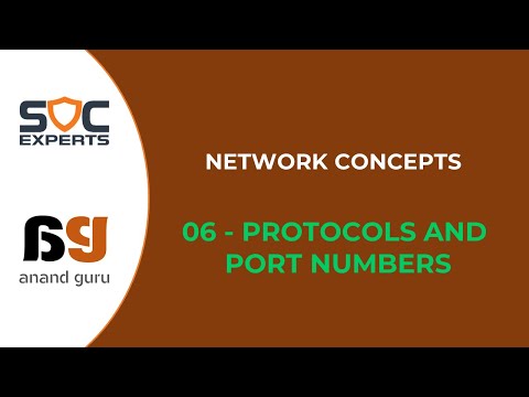 SOC Experts - SOC Training - Network Concepts - 06 Protocols And Port Numbers