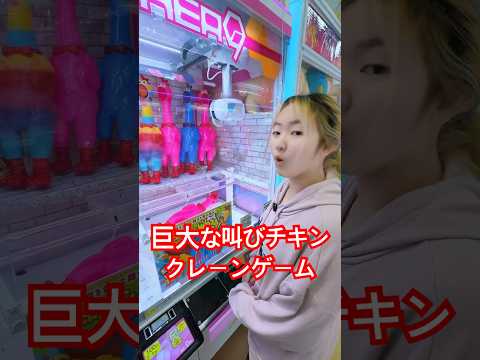 【クレーンゲーム】巨大びっくりチキンを取ってみた