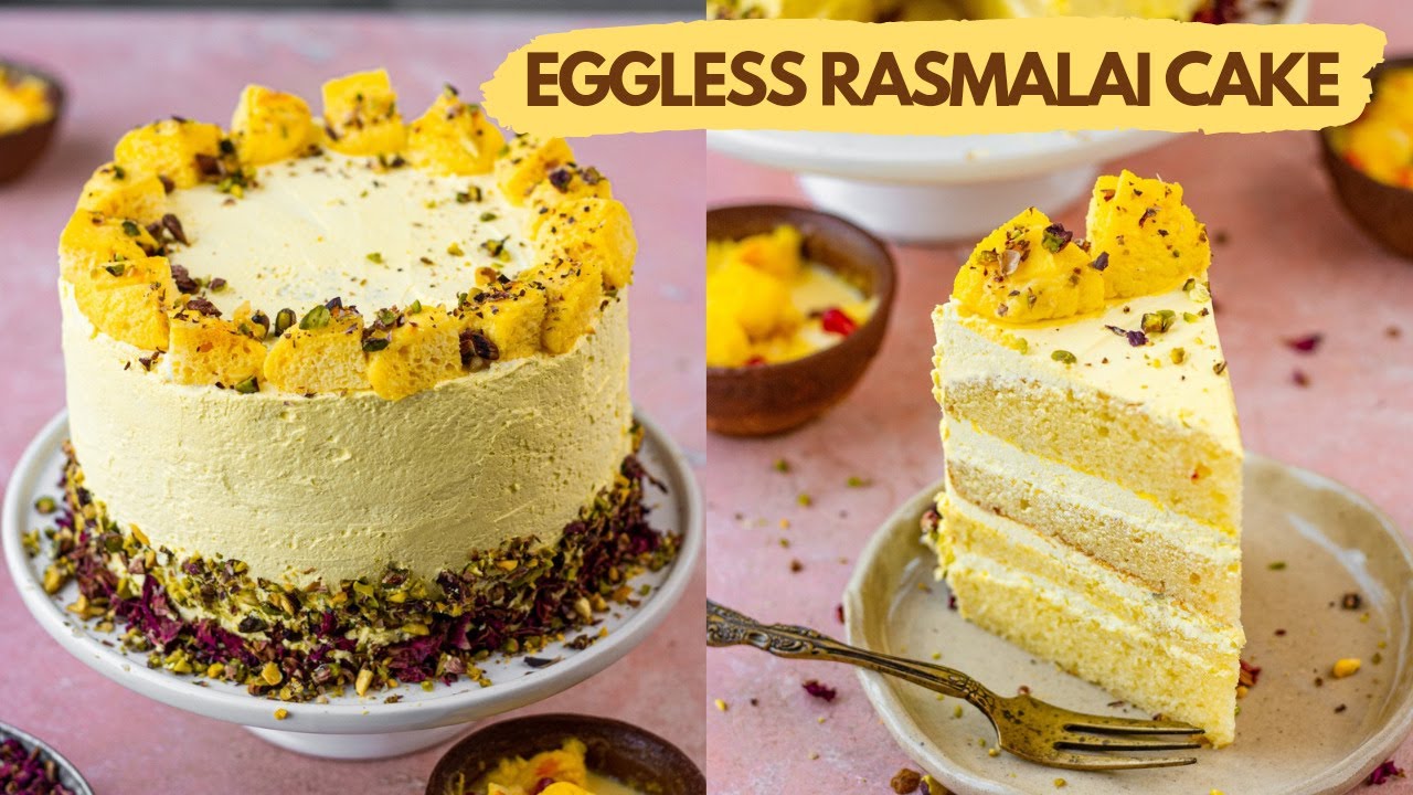 Rasmalai Cake Recipe- Eggless and Easy Recipe - Holi Special