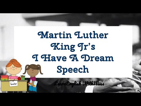 Martin Luther King Junior's I Have a Dream Speech | MLK DAY LESSON VIDEO