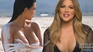 Kim Kardashian Vs Khloe Cleavage Battle - KUWTK Recap