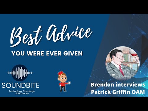 Patrick Griffin Interview - The best advice you were ever given