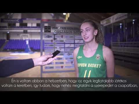 2019.09.28. NKE-FCSM Csata - Sopron Basket - Beharangozó: Aleksandra Crvendakic