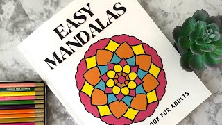 Coloring Book for beginners | Easy Mandala coloring book | Link given below