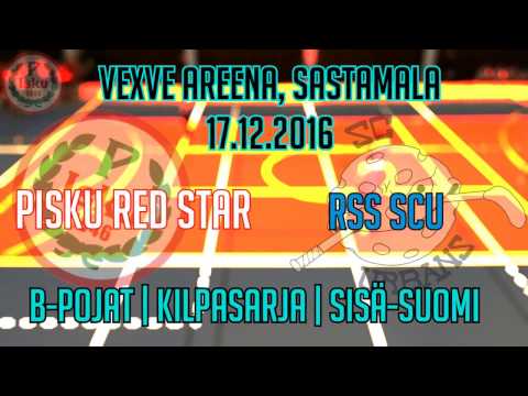 PIsku Red Star - RSS SCU | VexVe Areena, Sastamala 17.12.2016 | Kilpasarja, Sisä Suomi