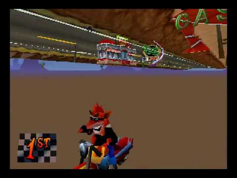 Crash 3 Warped glitch - Out of Bounds in Bike Levels