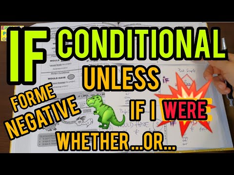 Lecţia # 258 – IF CONDITIONAL 🦖: forme negative, UNLESS, IF I WERE, sinonime ale lui IF, WHETHER… OR
