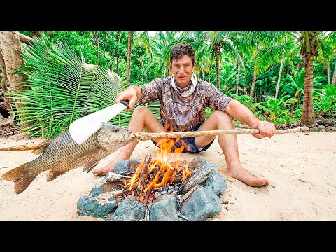 48 hours Alone In The Jungle No Food, Water, or Shelter