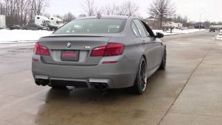 14934BLK Axle-Back Exhaust System 2012-2016 BMW M5 - video thumbnail 4