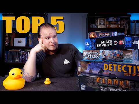 Top 5 Board Games - Still in Shrink - (Quackalope Games)