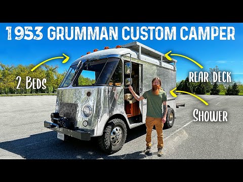 The BEST Step Van Camper Build EVER - Vintage Grumman Bread Truck Conversion