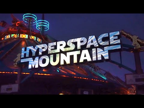 AMAZING RIDE ! SPACE MOUNTAIN ROLLERCOASTER / STAR WARS at DISNEYLAND PARIS (POV EXPERIENCE)