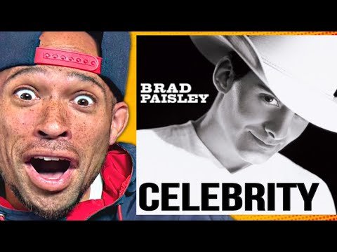 Rapper FIRST time REACTION to Brad Paisley - Celebrity !