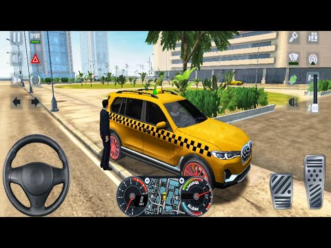 Taxi Sim 2020: BMW X7 Uber Car Driving In Miami - Car Game Android Gameplay