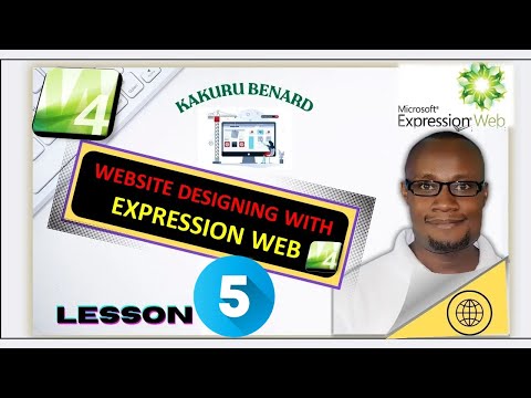 Lesson 5 | Attempting Practical Item 2 on Website Design Using Expression Web 4
