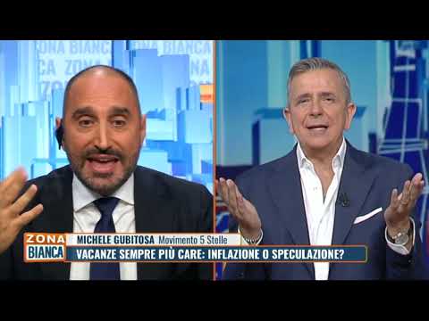 Michele Gubitosa ospite a Zona Bianca  - Rete4 -  21/06/23