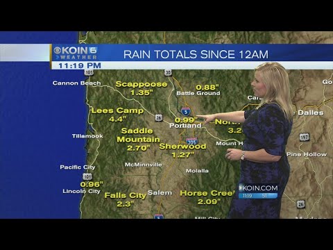 11 p.m. Thursday evening forecast KOIN 6 News Jan. 11, 2018