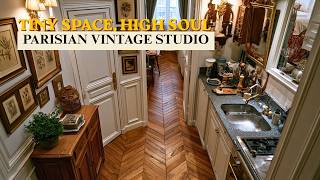 Inside a Cozy Parisian Tiny Apartment | Vintage Studio That Feels Surprisingly L