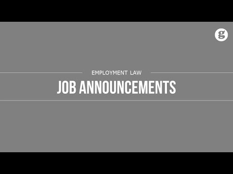 Job Announcements