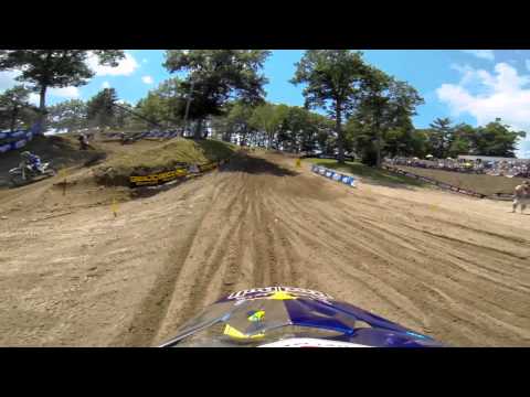GoPro HD: James Stewart Lap 1 Moto 1 - Southwick MX Lucas Oil Pro Motocross Championship 2013