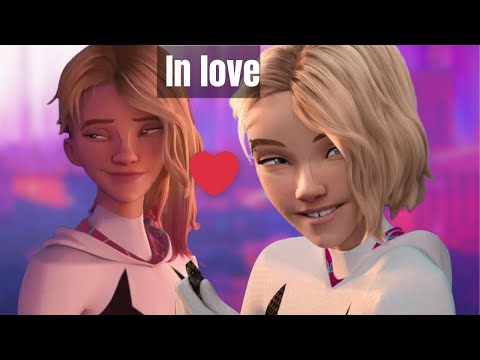 showing all the signs of Gwen's feelings for miles in the spider verse movies