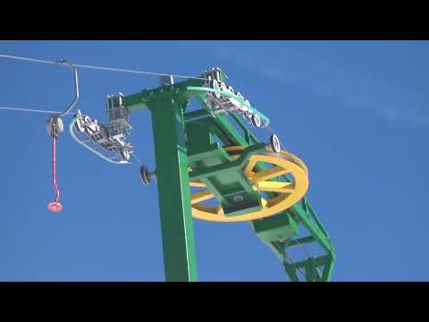 Lun 6/3/2023. Risalita integrale skilift CCM "Sises" a Sestriere.