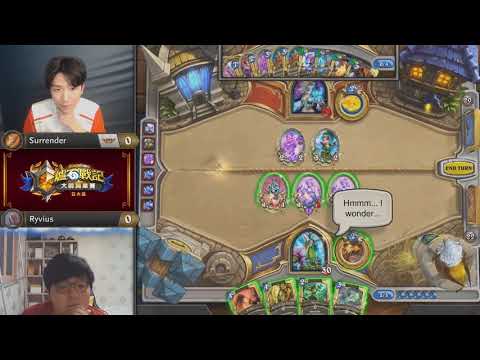 《爐石戰記》亞太區大師職業賽 - 第二周第三天 | Surrender vs Ryvius