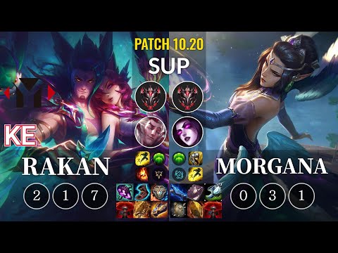 YM Ke Rakan vs Morgana Sup - KR Patch 10.20