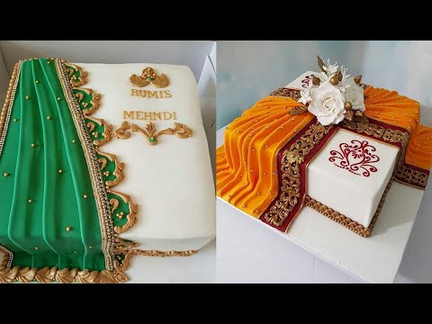 Dholki cake topper for Mayon // Mehdi Cake decoration designs