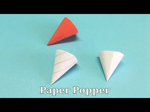Easy and Loud Paper Popper |  How to Make a Paper Popper | Fun DIY