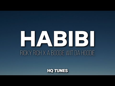 Ricky Rich x A Boogie Wit da Hoodie - Habibi (Audio/Lyrics) 🎵 | English Remix | Tiktok Song