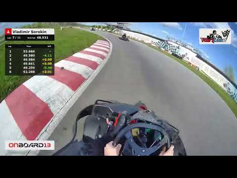 OnBoard13 - One of the best laps of Kartland in Beograd, Serbia