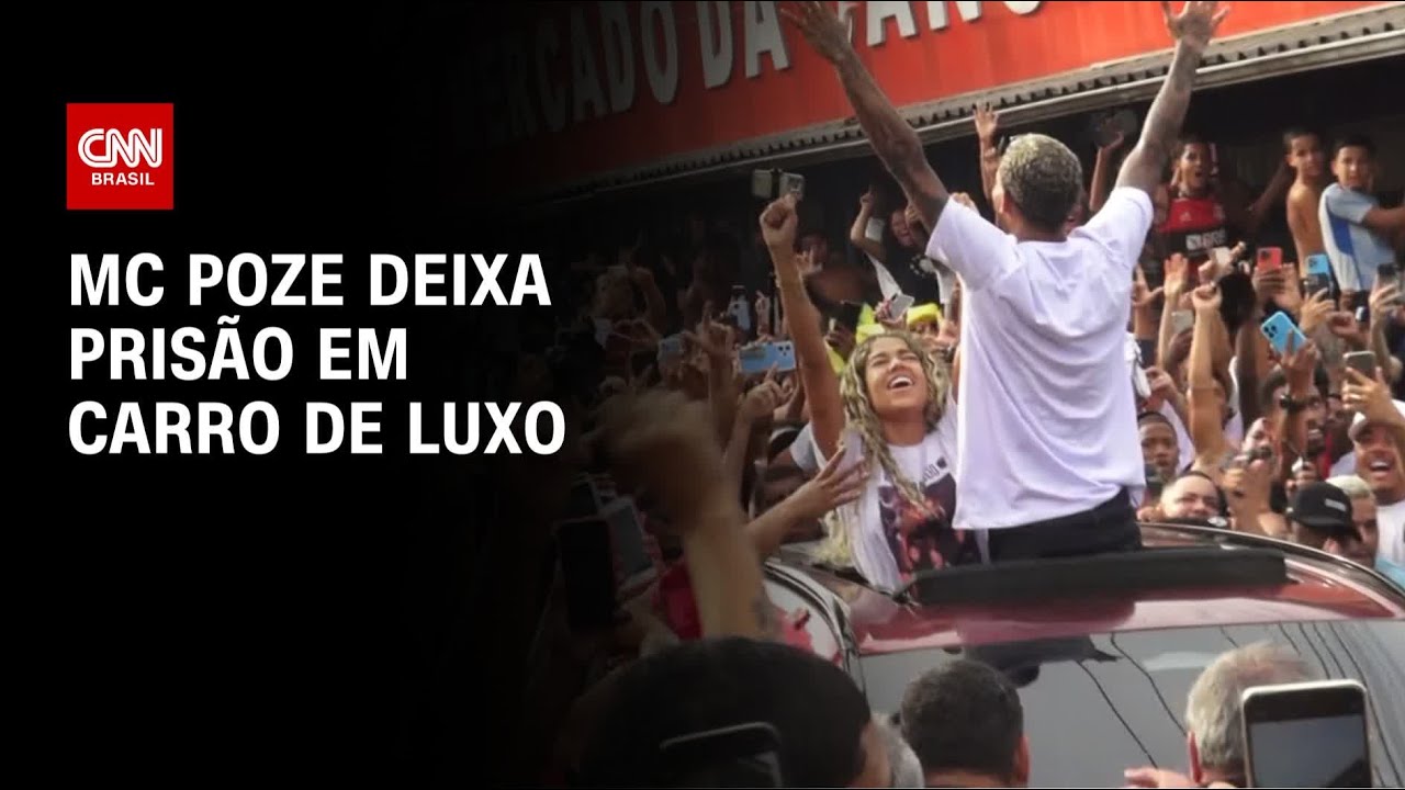 MC Poze do Rodo deixa prisão em carro de luxo no RJ | CNN NOVO DIA