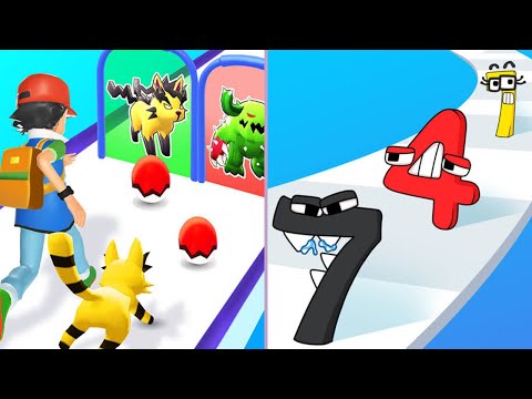 Monster Squad Rush | Merge Number Run / All Level Gameplay: Android,iOS