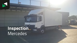 Cami&atilde;o furg&atilde;o Mercedes-Benz Atego 1223 Atego 4X2 12 tons NL-Tuck APK 1500Kg Ladebordwand Aut | Imagem 4 - Autoline