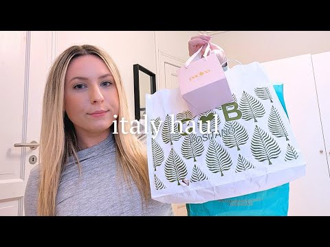 ITALY HAUL 🍋🩷 what I got in Rome and the Amalfi Coast!