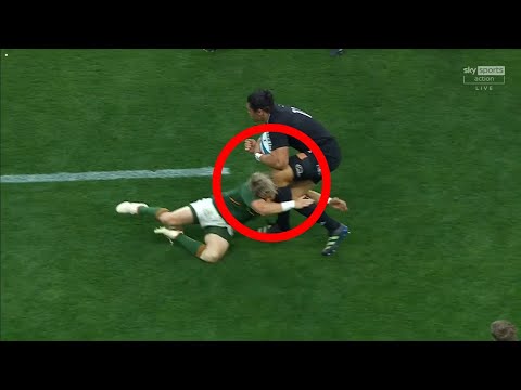 Faf de Klerk's BRUTAL Knockout vs All Blacks | Springboks vs All Blacks 2022