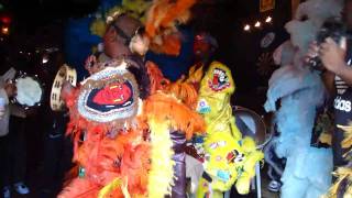 Indian Krewe Performing, Thoth, Mardi Gras 2011