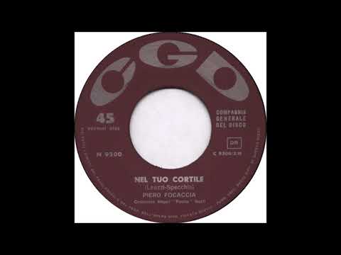 Piero Focaccia "Nel tuo cortile"