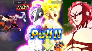 New Goku&Frieza vs Full Power Jiren Summon Animation Concept!!-Dragon Ball Legends