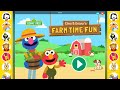 Sesame Street Elmo Grover S Farm Time Fun Gameplay PBS Kids Games