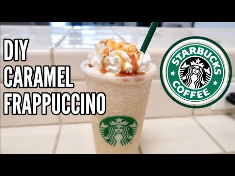 DIY Starbucks Caramel Frappuccino