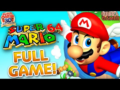 Super Mario 64 Full Game Walkthrough!