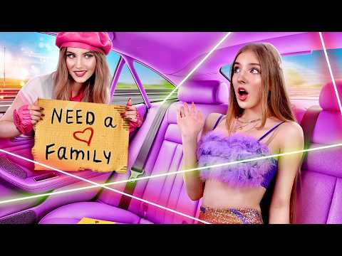 Adoptierte Tochter hat ein Geheimnis! Spioniere 24 Stunden meine Eltern aus