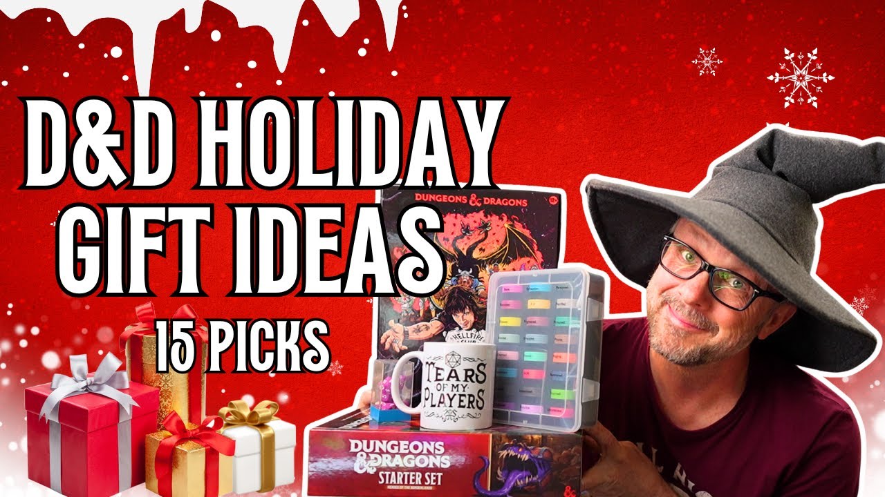 D&D Holiday Gift Guide 2025 – 15 Solid Picks For All Budgets (Swag, Official WotC, and Table Aids)